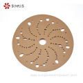 Gold Sandpaper Hook and Loop Abrasive Sanding Disc